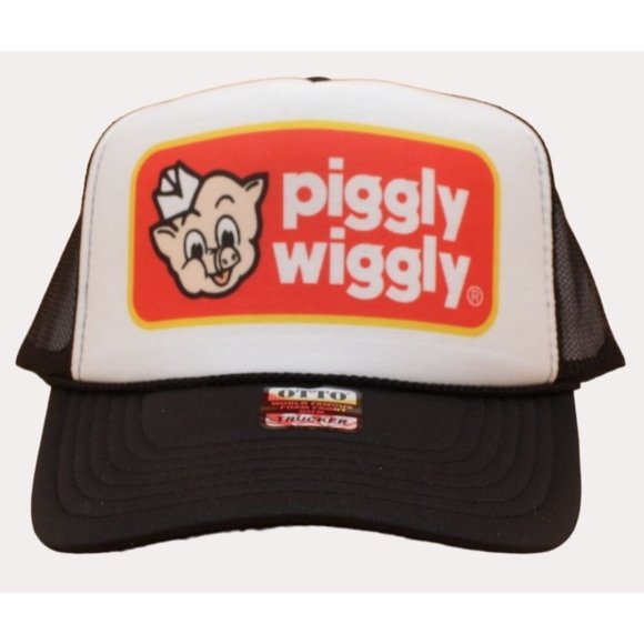 Other - Piggly Wiggly Trucker Hat Foam Mesh Cap Piggly Wiggly Grocery Store